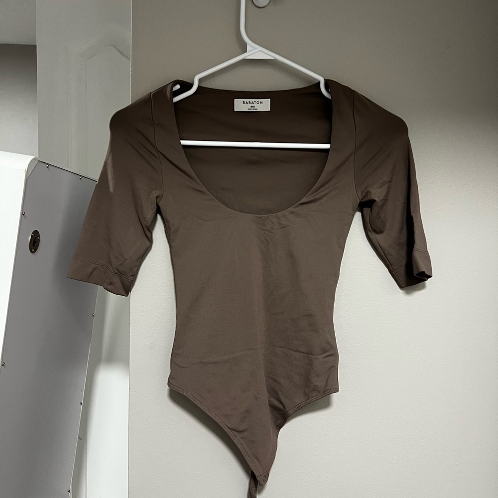 Babaton contour half sleeve Bodysuit